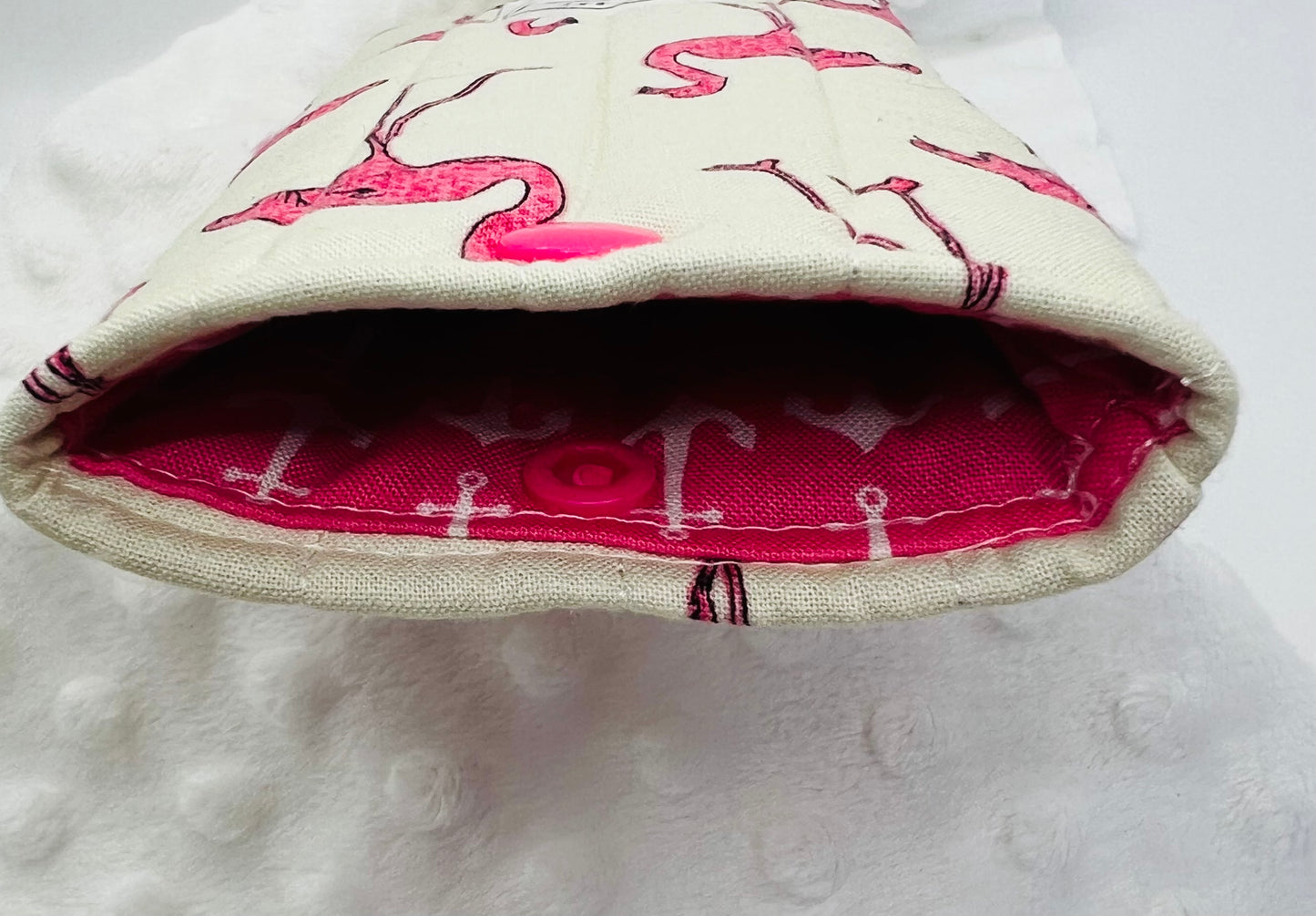 Quilted Sunglass & Eyeglass Case – Fun Summer Prints with Snap Closure