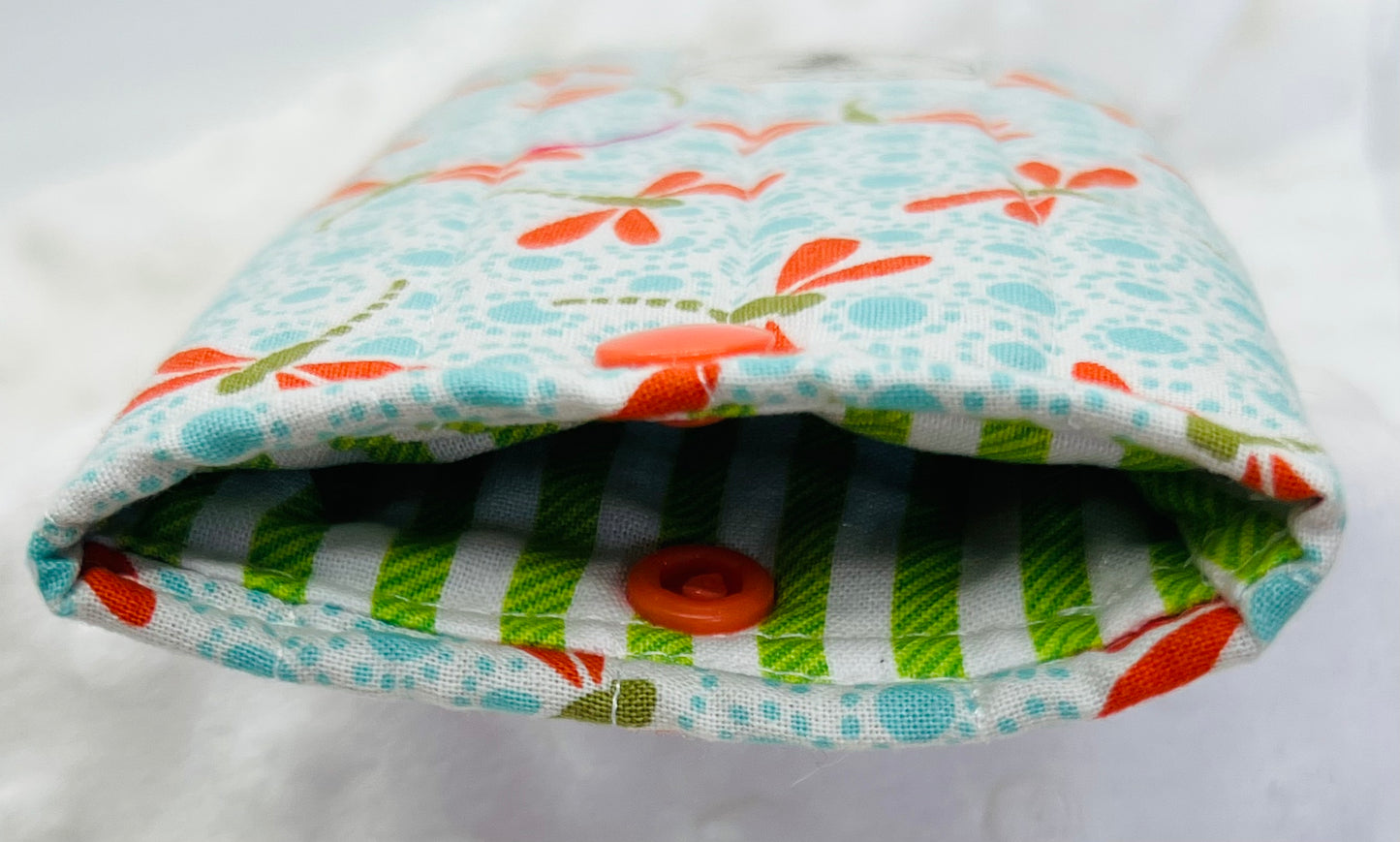 Quilted Sunglass & Eyeglass Case – Fun Summer Prints with Snap Closure