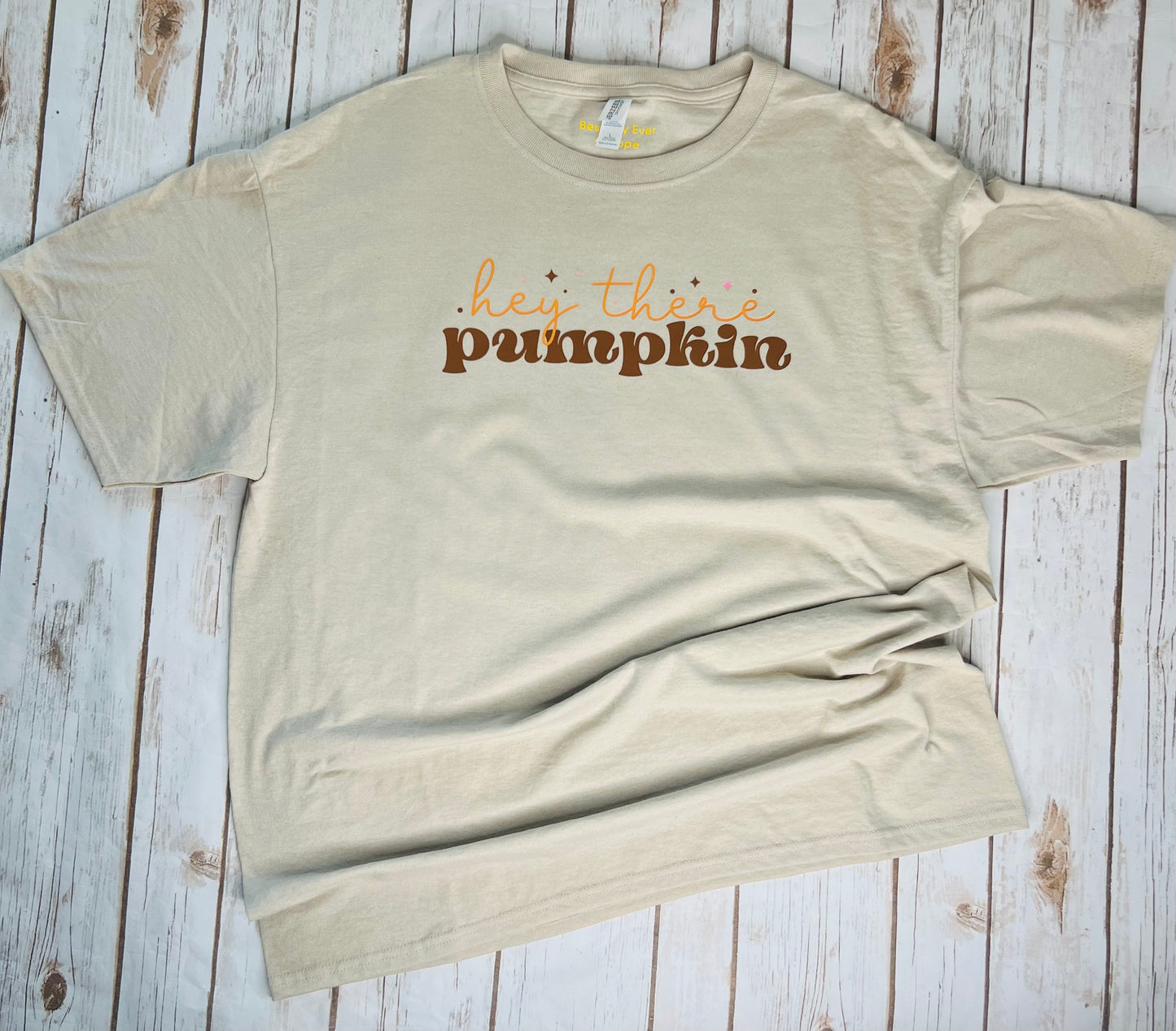 Hey There Pumpkin T-shirt For Fall Autumn Size Large