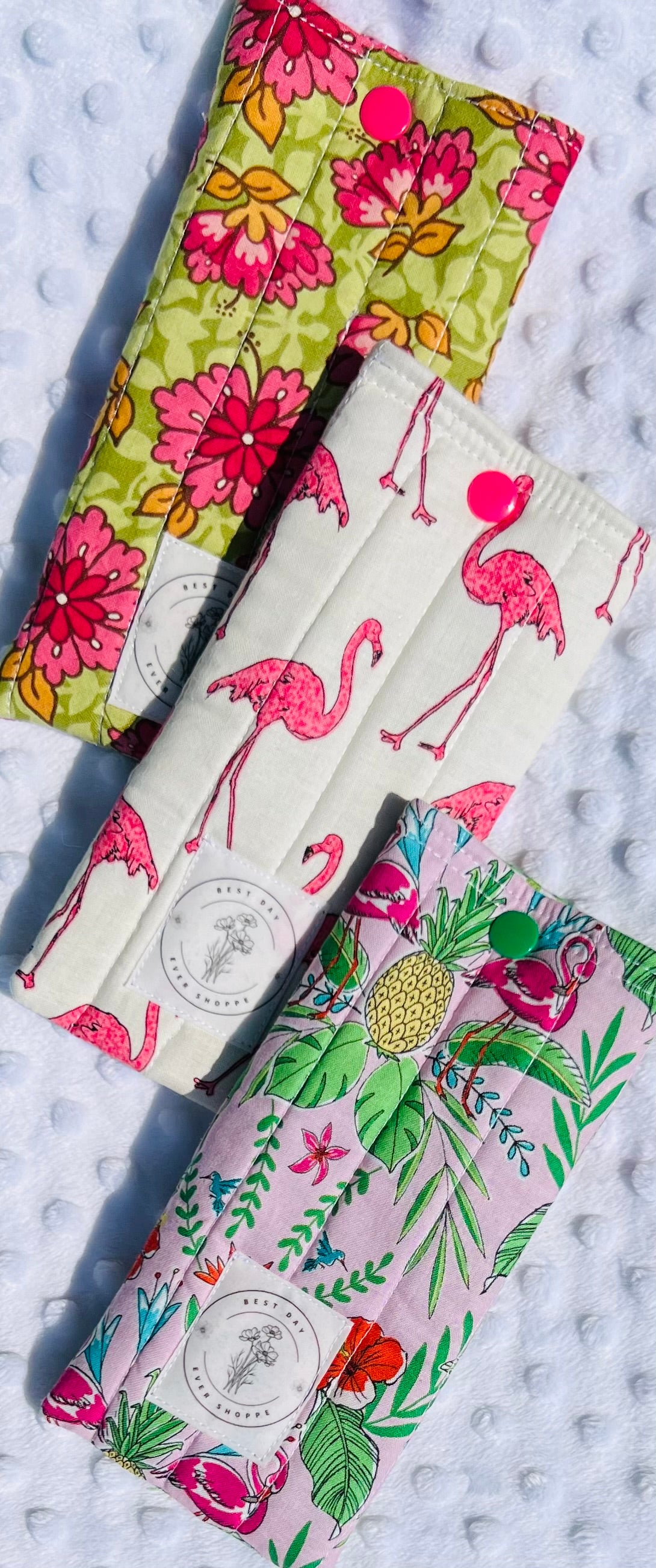 Quilted Sunglass & Eyeglass Case – Fun Summer Prints with Snap Closure