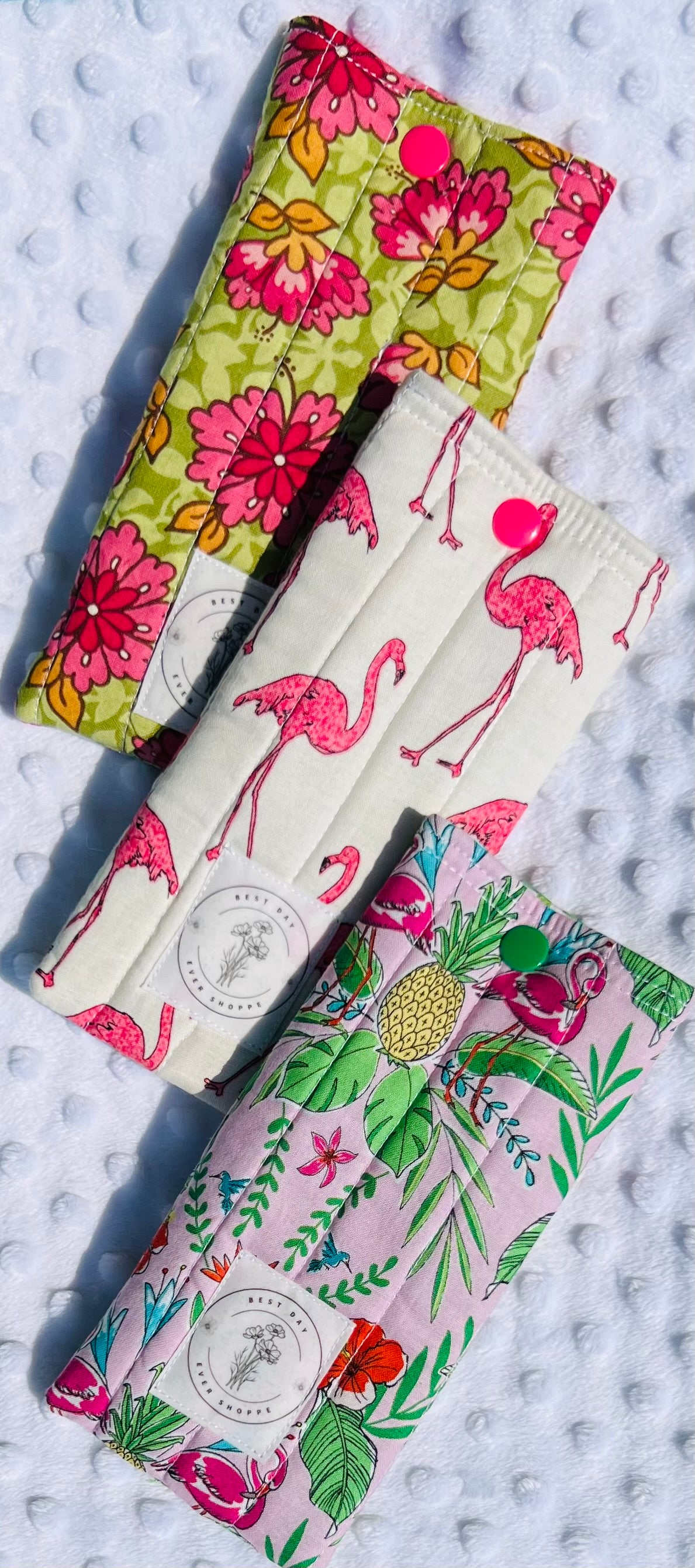 Quilted Sunglass & Eyeglass Case – Fun Summer Prints with Snap Closure